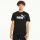 Puma Leisure T-shirt Essentials Logo (100% Cotton) Black/White Men